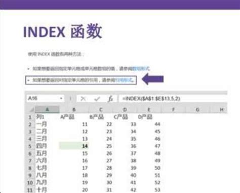 INDEX函数详解！ – Office自学网