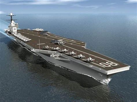 美加快福特级新航母建造，坐拥12万吨排水量，整体战力爆表！