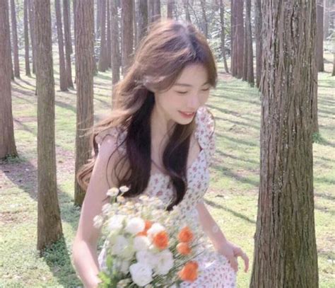 女生真人森系可爱图片