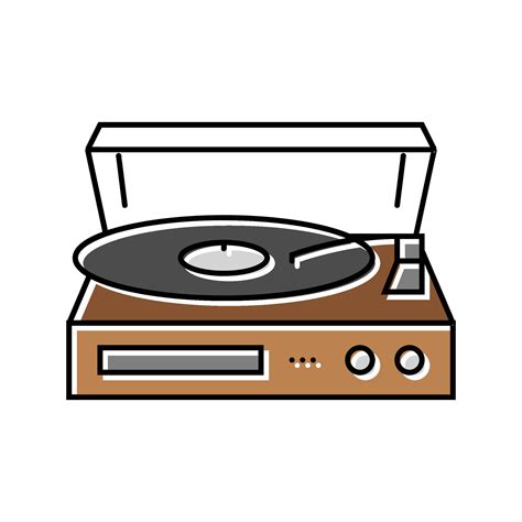 microphone music retro character color icon vector illustration ...