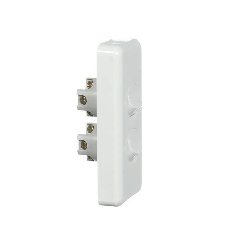NLS 30595 | 2 Gang Architrave Switch 10amp 250v White