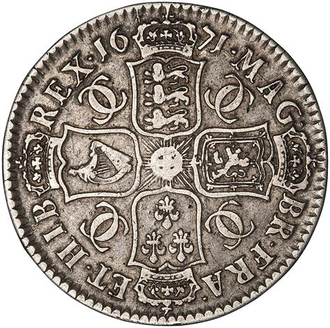 1671 Charles II Silver Half Crown | Chards - £300.00