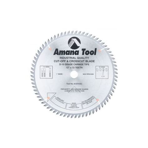 Amana Tool 612721 Carbide Tipped General Purpose 12 Inch D x 72T TCG ...