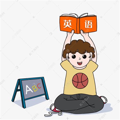 可爱小学生学习英语内容小报英语Word模板下载_熊猫办公