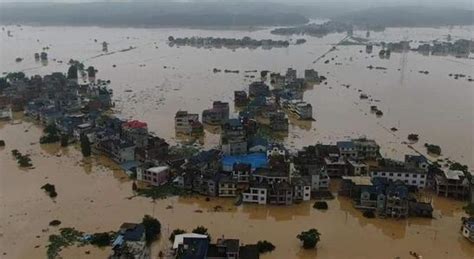 湖南宁乡特大洪灾致死亡、失联44人 全县56%人口受灾