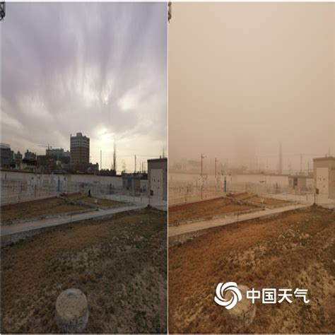 新疆和田皮山县出现沙尘暴天气 天空朦胧-高清图集-中国天气网新疆站