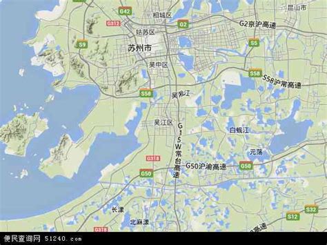 吴江区地图 - 吴江区卫星地图 - 吴江区高清航拍地图 - 便民查询网地图