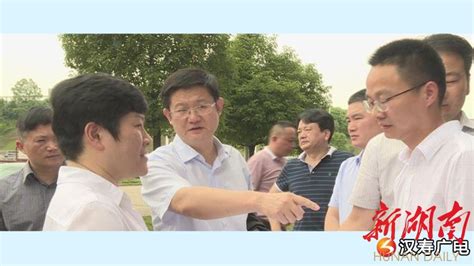 汉寿县委书记杨昶实地调度在建重点建设项目 - 新湖南