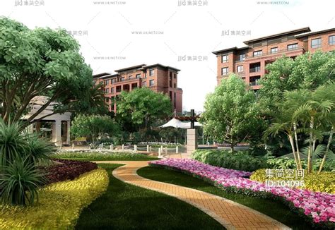 小区花园建设园林设计PSD分层素材免费下载_红动中国