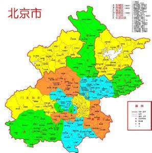 北京市行政区域地图板块png图片免费下载-素材7SyeeUVee-新图网