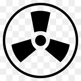 核辐射危险警告标志矢量素材 - 爱图网