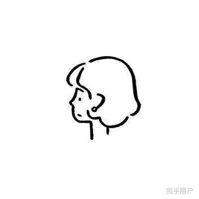 非主流白色简约头像