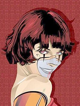 非主流卡通女鬼脸头像
