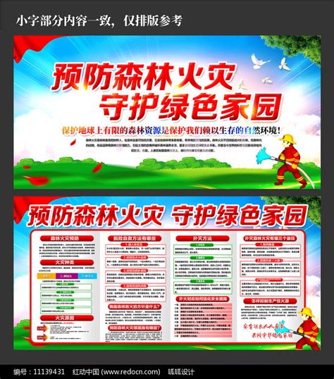 森林防火知识宣传展板图片_展板_编号11139431_红动中国