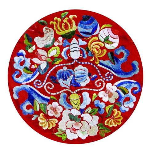 中式团花图案设计图__传统文化_文化艺术_设计图库_昵图网nipic.com
