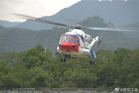 AC313A直升机第二架样机首飞__财经头条