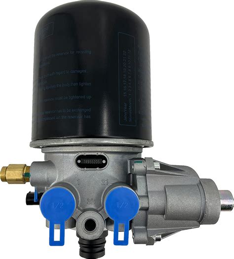Torque R955205 Air Dryer for Wabco System Saver 1200 Series, 12V Air Filter for Peterbilt (Replaces Wabco 4006110500, Midland 955205, Haldex 955205) (TR955205)