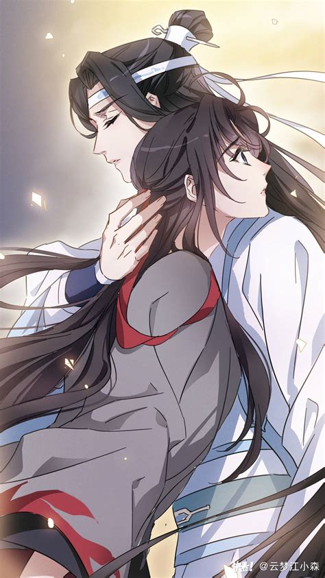 魔道祖师 番外漫画 壁纸 魏无羡/蓝忘机 by… - 高清图片，堆糖，美图壁纸兴趣社区