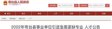 2022年新疆昌吉州奇台县事业单位急需紧缺专业人才引进公告【54人】