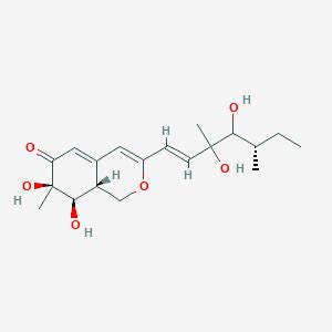 Penicilazaphilone B | C19H28O6 | CID 46871989 - PubChem
