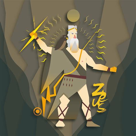 希腊神话《神有几何》插画设计|插画|其他插画|DeeZea - 原创作品 - 站酷 (ZCOOL)