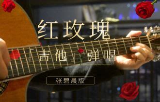《红玫瑰》吉他谱_吉他弹唱演示视频_简单版吉他弹唱谱-吉他派