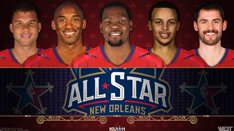 2014 NBA All-Star West Starters 1920×1080 Wallpaper | Basketball ...