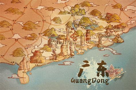广东省旅游地图图片