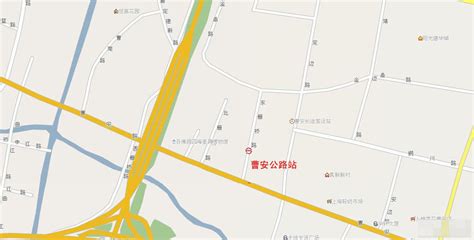 曹安公路站规划站点位置 - 上海公交网