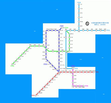 大连轨道交通规划图 - 中国交通地图 - 地理教师网