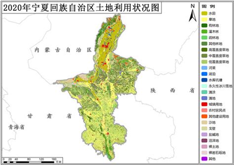 宁夏地形图图片