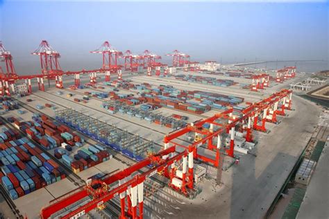 洋山四期全自动化码头新一批设备交付使用-中国港口网