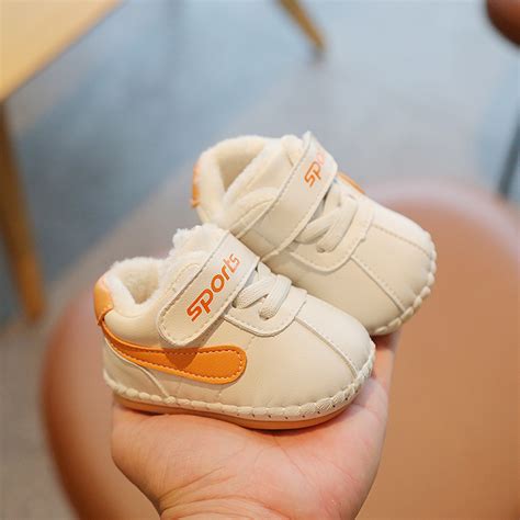 婴儿鞋子秋冬一岁宝宝棉鞋冬季0-3月婴幼儿软底学步鞋加绒保暖鞋8-淘宝网