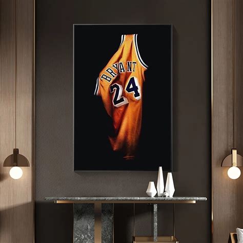 NBA湖人詹姆斯科比客厅海报装饰画书房卧室篮球壁画球衣宿舍挂画-阿里巴巴