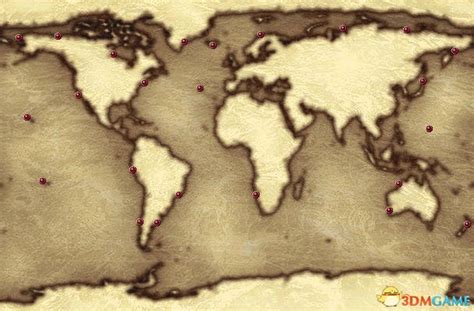 大航海时代4世界地图一览 所有港口地图位置一览_开心电玩