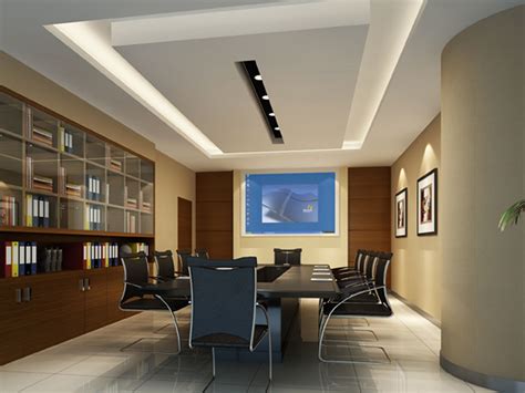 西安现代简约300平米办公室装修效果图_西安办公室装修-站酷ZCOOL