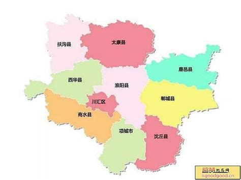 河南周口市地图图片