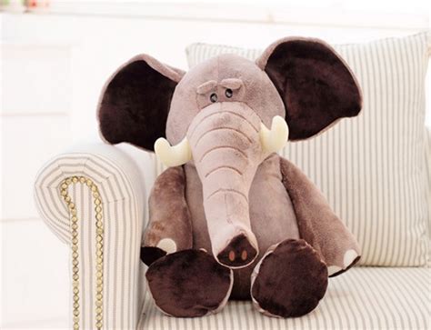 供应粉红色小象公仔可爱大象毛绒玩具新款婴儿玩具来图定做打样-阿里巴巴