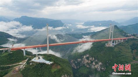 世界第一高桥中国贵州北盘江大桥—高清视频下载、购买_视觉中国视频素材中心