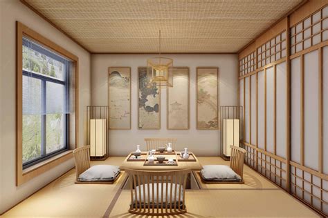 日式原木风格客厅装修高清图片下载-正版图片500532040-摄图网