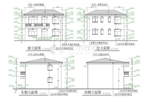 锦州农村二层住宅建筑CAD大样构造节点图_通用节点详图_土木在线