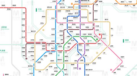 重庆轻轨路线图图片