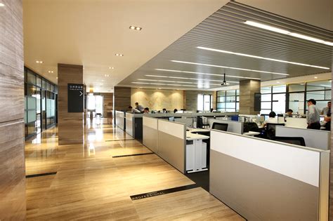 节能公司办公室装修设计案例效果图_岚禾办公室设计