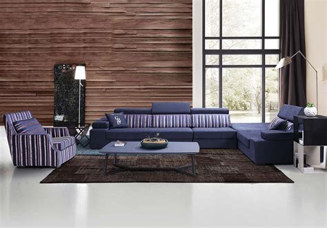 CBD家具客厅现代简约L型沙发蓝色真皮沙发cbd002-逛蠡口家具导购平台