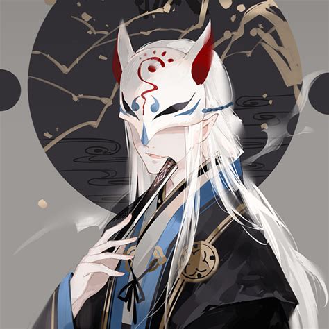 狐狸男头动漫图片