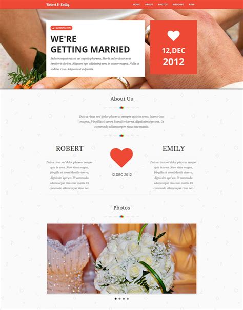 永结同心婚恋网站html5模板是一款适合婚纱摄影，婚礼策划等企业网站模板 。_金屋文档
