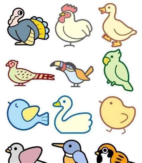动物简笔画图片