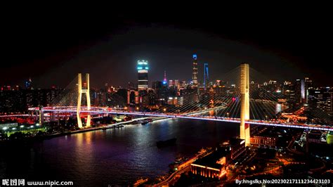 南浦大桥夜景上海 - 高清图片，堆糖，美图壁纸兴趣社区