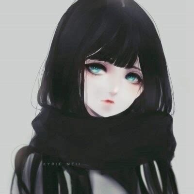 黑化女生动漫古风头像