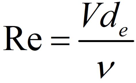 雷诺数和摩擦系数的公式